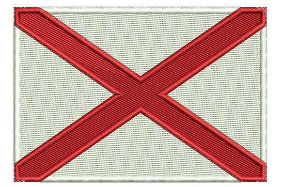 Alabama State Flag Embroidery Design Review