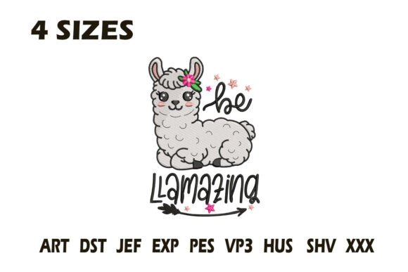 Be Llamazing Cute Llama Embroidery Review