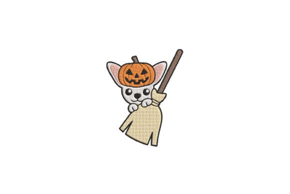 Chihuahua Pumpkin Witch Embroidery Patch Review