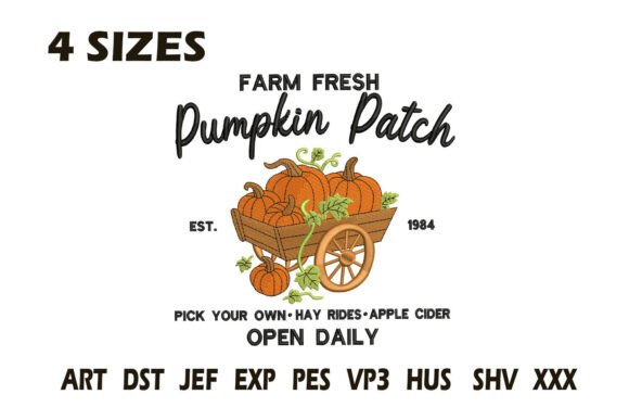 Farm Fresh Pumpkin Patch Embroidery Review