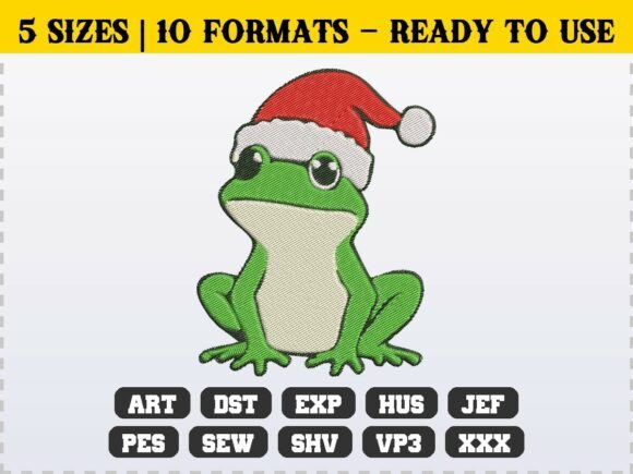 Funny Frog Christmas Embroidery: A Designer’s Review