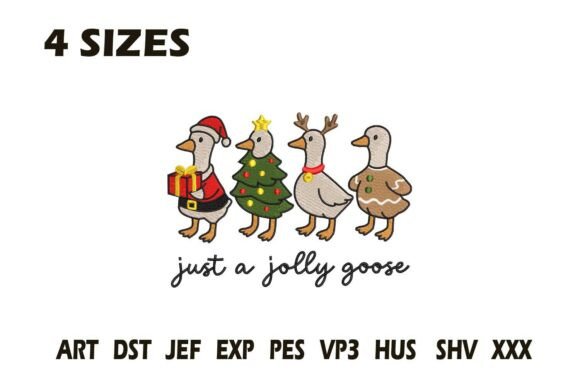 Just a Jolly Goose Christmas Embroidery Review