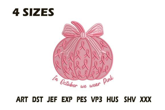Pink Ribbon Pumpkin Embroidery: A Designer’s Review