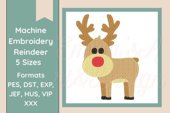 Reindeer Machine Embroidery Design Review