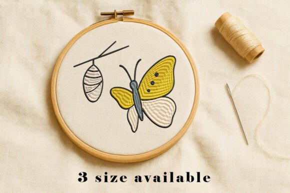 Review: Butterfly Cocoon Embroidery Design