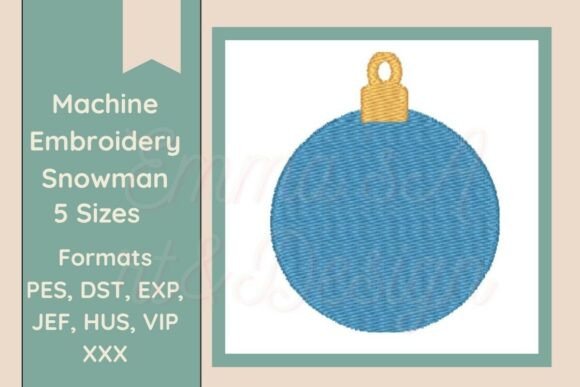 Review: Christmas Bauble Machine Embroidery Design