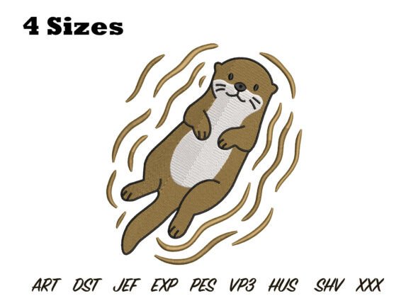 Review: Cute Otter Floating Embroidery for Boutique Apparel