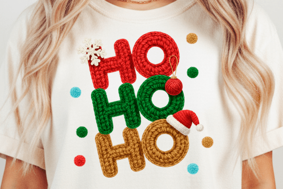 Review: Faux Embroidery Ho Ho Ho PNG Hook Yarn