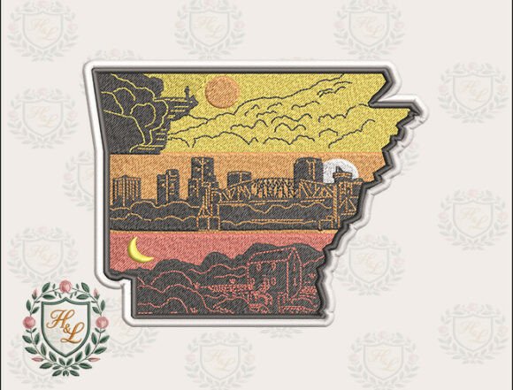 Review: Layers of Arkansas Embroidery Files