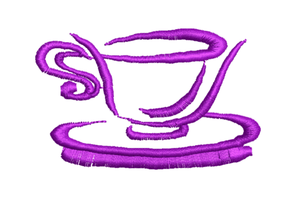 Review: Tea Cup and Saucer Embroidery Design for Craft Fairs