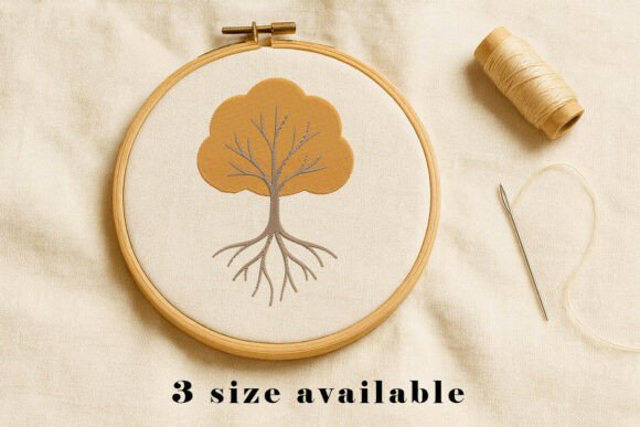 Review: Tree Roots Embroidery Design File