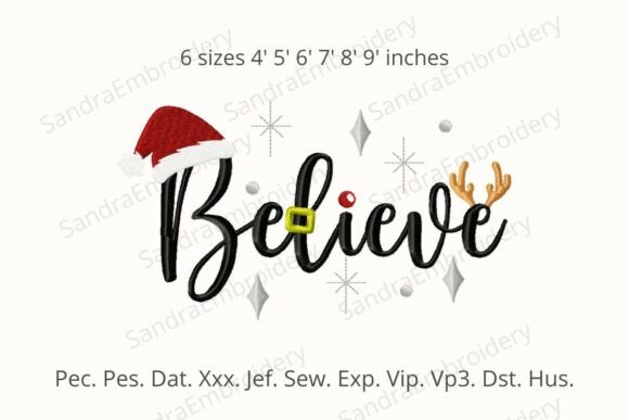 Reviewing Believe Christmas Reindeer Embroidery for Etsy Shops