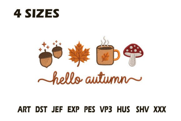 Reviewing Hello Autumn Fall Embroidery Design