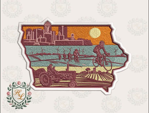 Reviewing Layers of Iowa Embroidery Files