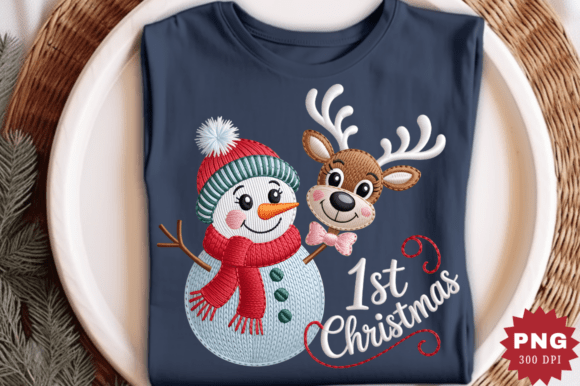 Reviewing the Embroidery 1st Christmas PNG Design