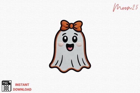 Reviewing the Happy Ghost Embroidery PNG for Etsy Shops