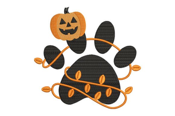 Reviewing the Pumpkin Paw Halloween Embroidery Design