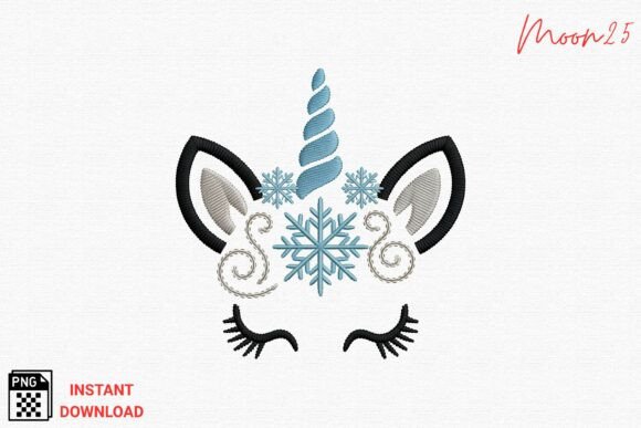 Reviewing the Winter Unicorn Embroidery PNG