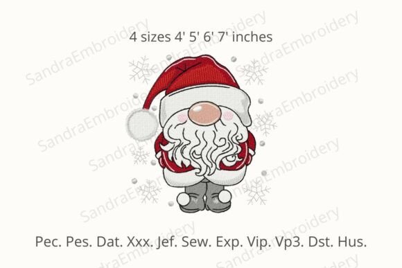 Santa Christmas Gnome Embroidery Design Review