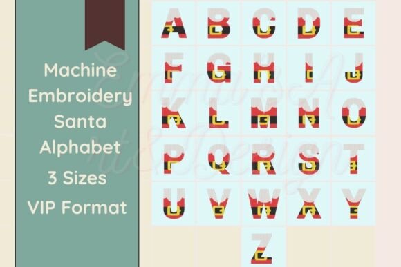 Santa Machine Embroidery Alphabet Review