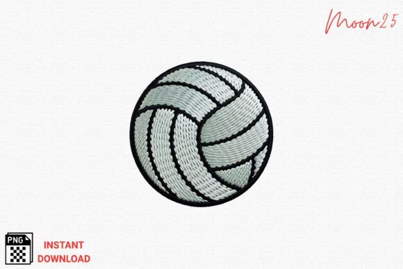 Volleyball Ball Embroidery PNG Review